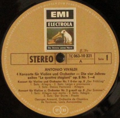EMI 1C 063-10 321 - Die Vier Jahreszeiten - Image 3