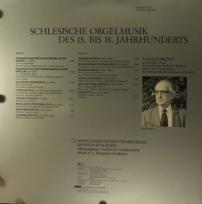 Deutsche Harmonia Mundi HM/IOM 753 D - Schlesische Orgelmusik (1 - Image 2