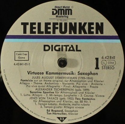 Telefunken 6.42841 - Virtuoso Chamber Music = Virtuose Kammermus - Image 4