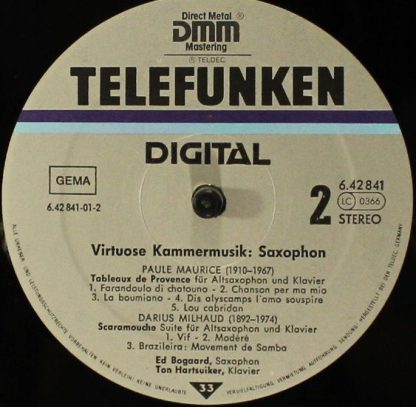 Telefunken 6.42841 - Virtuoso Chamber Music = Virtuose Kammermus - Image 3