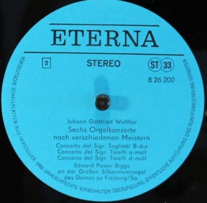 Eterna 8 26 200 - Sechs Orgelkonzerte Nach Verschiedenen Meister - Image 4