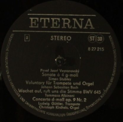 Eterna 8 27 215 - Musik Für Trompete Und Orgel Aus Dem Magdeburg - Image 3