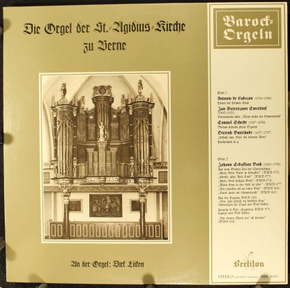 Berliton HDL 30 013 - Die Orgel Der St.-Ägidius-Kirche Zu Berne