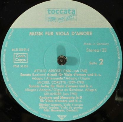 FSM FSM 53 624 toc - Musik Für Viola D'Amore - Image 4