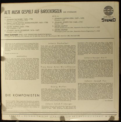 Amadeo AVRS 5054 St - Alte Musik Gespielt Auf Barockorgeln Der S - Image 2