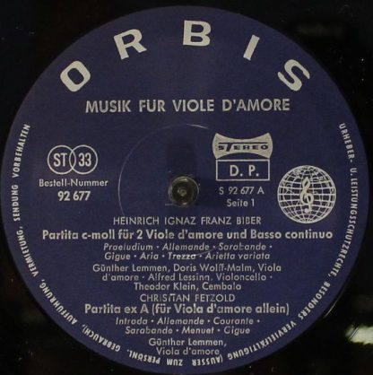 Orbis 92 677 - Musik Für Viola D'Amore - Image 6