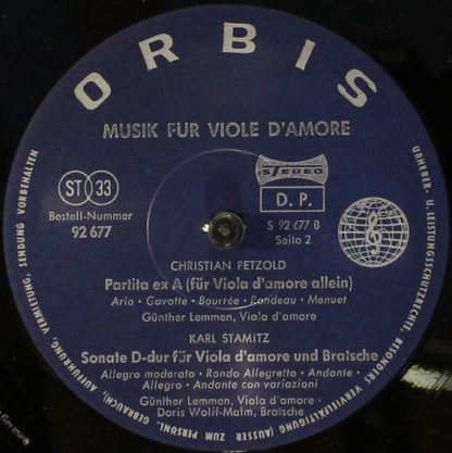 Orbis 92 677 - Musik Für Viola D'Amore - Image 5