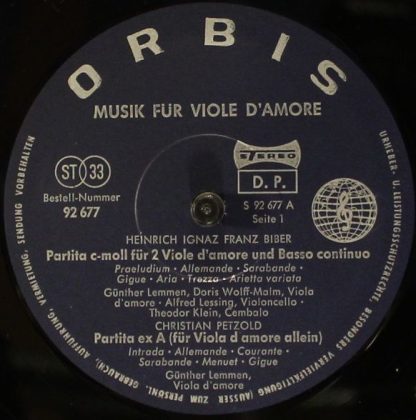 Orbis 92 677 - Musik Für Viola D'Amore - Image 5