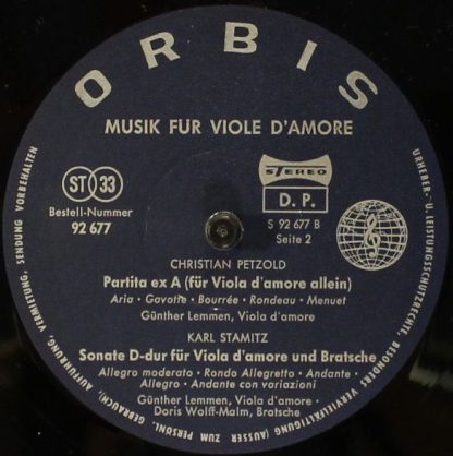 Orbis 92 677 - Musik Für Viola D'Amore - Image 6