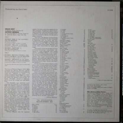 Columbia Masterworks M 33268 - Organ Orgy (A Wagner Sound Specta - Image 2