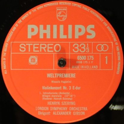 Philips 6500 175 - Concerto Per Violino N. 3 - Image 5