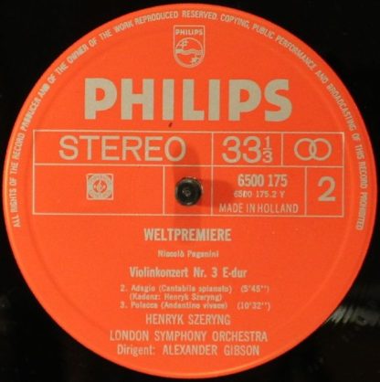 Philips 6500 175 - Concerto Per Violino N. 3 - Image 6