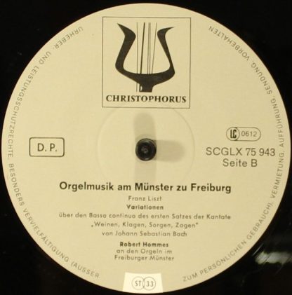 Christophorus SCGLX 75 943 - Orgelmusik Am Münster Zu Freiburg - Image 4