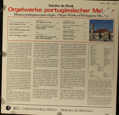 Christophorus 74063 - Organ Works of Portuguese Masters - Image 2