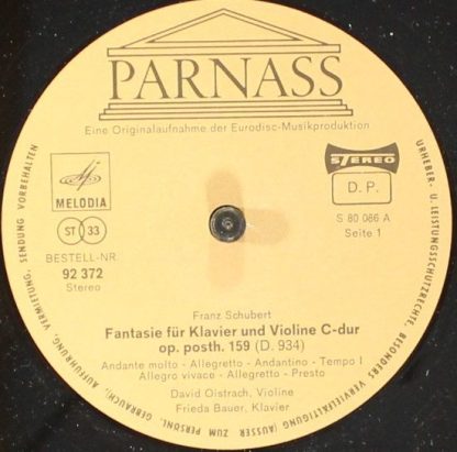 Parnass 92 372 - Fantasie C-Dur Op. 159 Für Violine Und Klavier, - Image 3