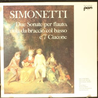Swiss Pan 10 031 - Simonetti - Due Sonate Per Flauto, Viola Da B