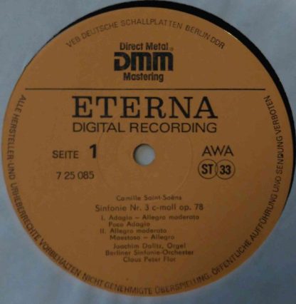 Eterna 7 25 085 - Orgelsinfonie / Konzert Für Orgel, Streicher U - Image 2