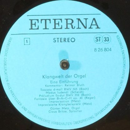 Eterna 8 26 804 - Klangwelt Der Orgel - Image 5