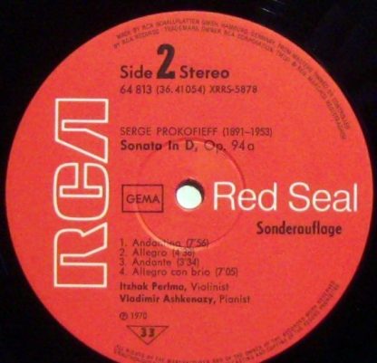 RCA 64 813 - Sonatas For Violin And Piano (No. 1, Op. 80 · No. 2 - Image 7