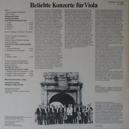 Eterna 8 27 685 - Beliebte Konzerte Für Viola - Image 2