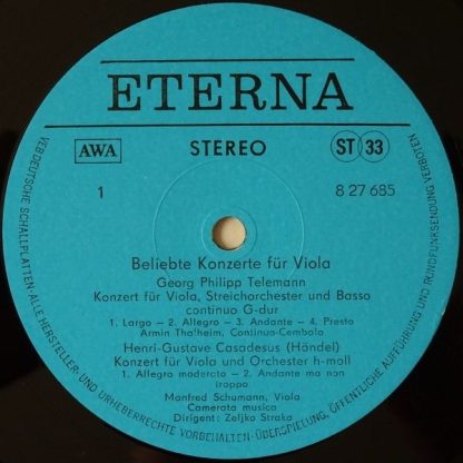 Eterna 8 27 685 - Beliebte Konzerte Für Viola - Image 3