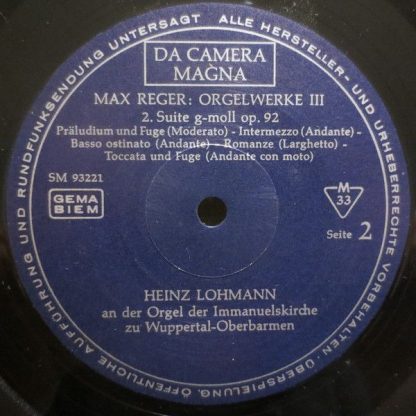 Da Camera Magna SM 93221 - Orgelwerke Teil 3 - Image 4