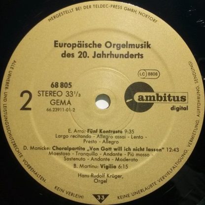 ambitus amb 68 805 - Europäische Orgelmusik Des 20. Jahrhunderts - Image 4