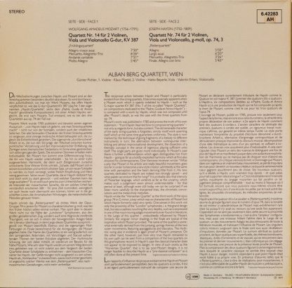 Telefunken 6.42283 AH - »Frühlingsquartett« / »Reiterquartett« - Image 4