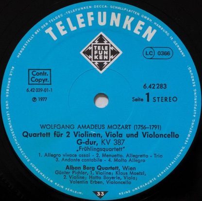 Telefunken 6.42283 AH - »Frühlingsquartett« / »Reiterquartett« - Image 5