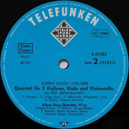 Telefunken 6.42283 AH - »Frühlingsquartett« / »Reiterquartett« - Image 6