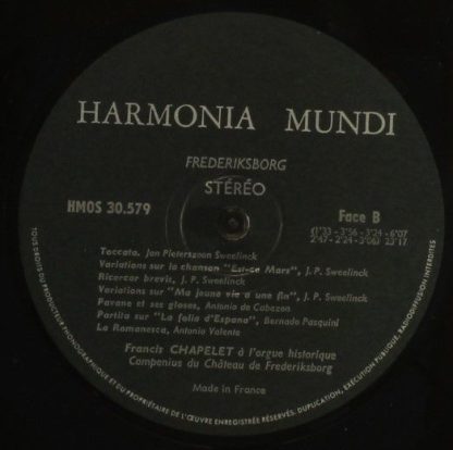 Harmonia Mundi HMO 30.579 - Francis Chapelet Joue Des Pièces Pro - Image 5