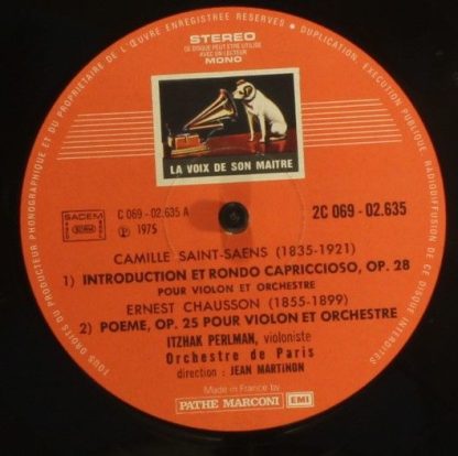 La Voix De Son Maître 2C 069-02635 - Ravel: Tzigane, Chausson: P - Image 5