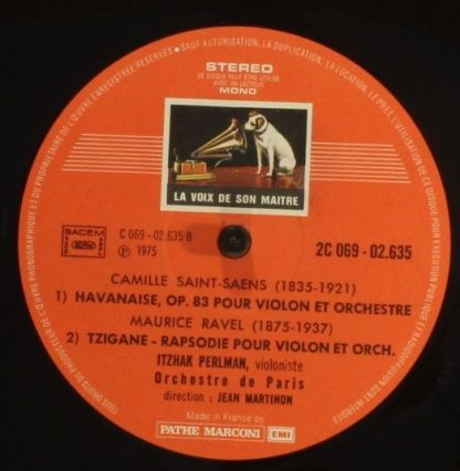 La Voix De Son Maître 2C 069-02635 - Ravel: Tzigane, Chausson: P - Image 6