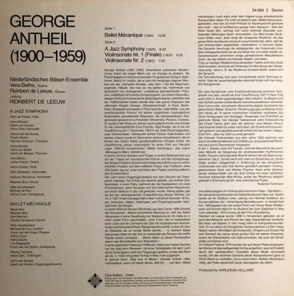 Telefunken 34 094 3 - Ballet Mécanique - A Jazz Symphony - Violi - Image 2