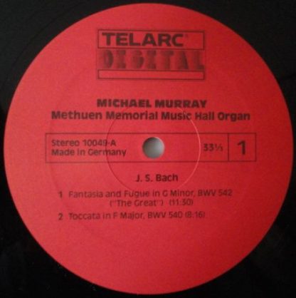 Telarc  - MURRAY organ TELARC rare ORGEN  rec HOLLAND 1980 - Image 3
