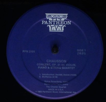 Pantheon PFN 2101 - Concerto Op 21 For Violin, Piano And String - Image 3