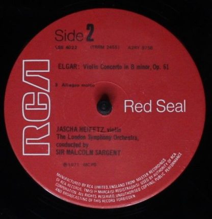 RCA Red Seal LSB 4022 - Violin Concerto In B Minor - Image 4