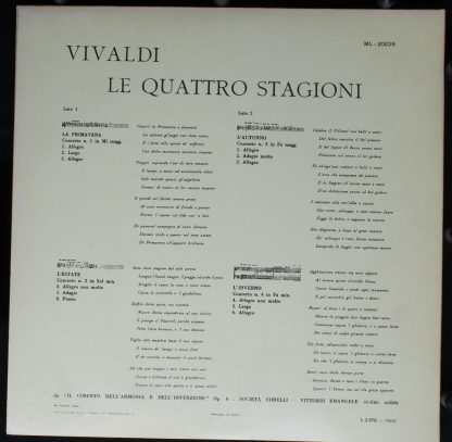 RCA Victor Red Seal ML-20026 - Le Quattro Stagioni - Image 4