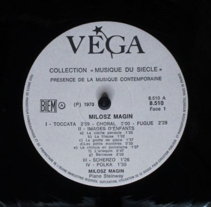 VEGA 8.510 - Images D'enfants . Scherzo . Polka . Sonate Toccata - Image 5