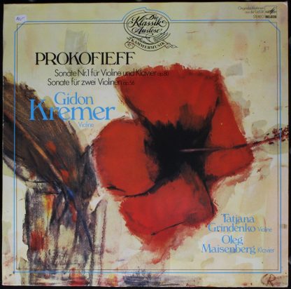 Eurodisc 200 382 - Sonate Nr. 1 Für Violine Und Klavier Op. 80 /