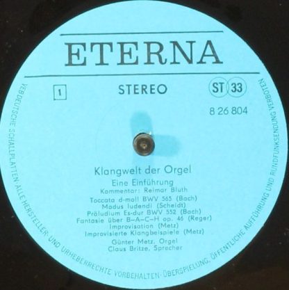 Eterna 8 26 804 - Klangwelt Der Orgel - Image 5