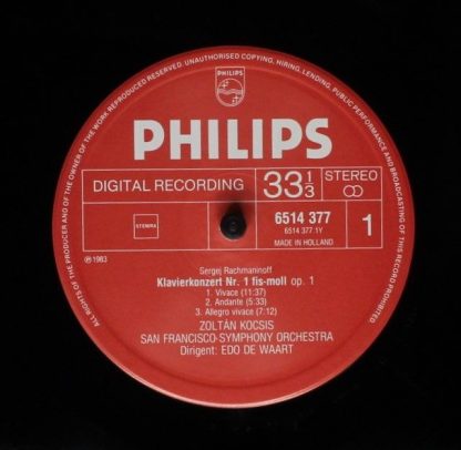 Philips 6514 377 - Piano Concertos - Klavierkonzerte 1&4 - Image 3