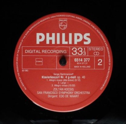 Philips 6514 377 - Piano Concertos - Klavierkonzerte 1&4 - Image 4
