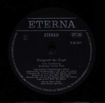 Eterna 8 26 804 - Klangwelt Der Orgel - Image 6