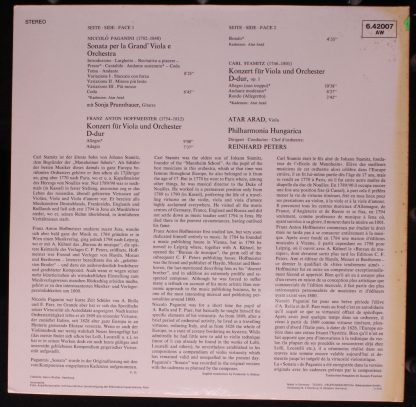 Telefunken 6.42007 - Viola Concertos - Image 4