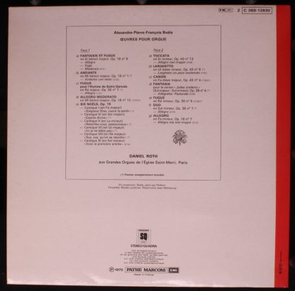 EMI 2C 069-12830 - Oeuvres D'Orgue - Image 3
