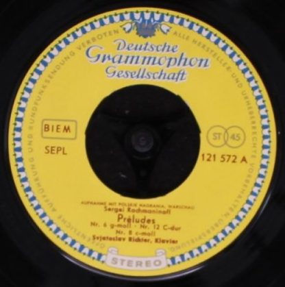Deutsche Grammophon 121 572 - 5 Préludes - Image 3