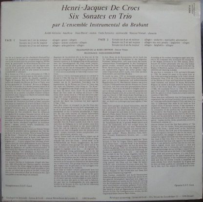 Monumenta Belgicae Musicae MBM 4 - Six Sonates En Trio - Image 2