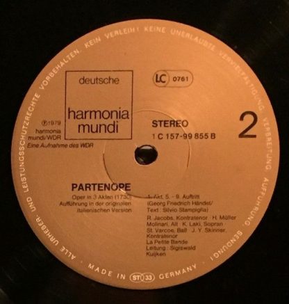 Deutsche Harmonia Mundi 1C 157-99 855/58 - Partenope - Image 8