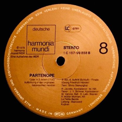 Deutsche Harmonia Mundi 1C 157-99 855/58 - Partenope - Image 14